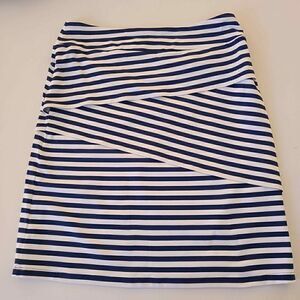 McLaughlin Womens Elastic Waist Tiered Skirt